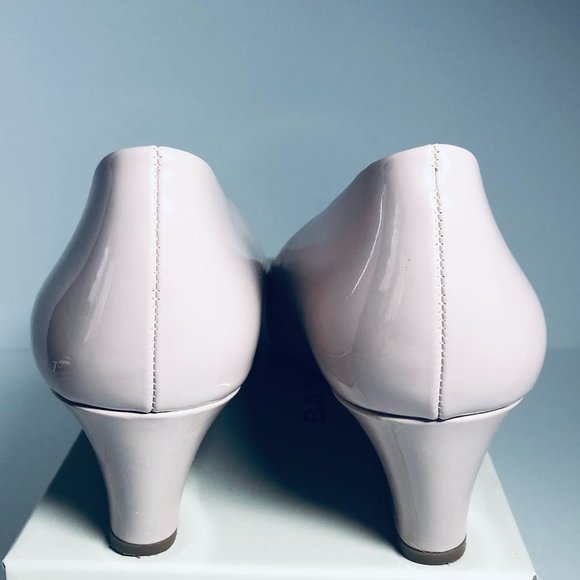 Bandolino Patent Wedge Pumps-Light Pink 10M - Picture 4 of 13